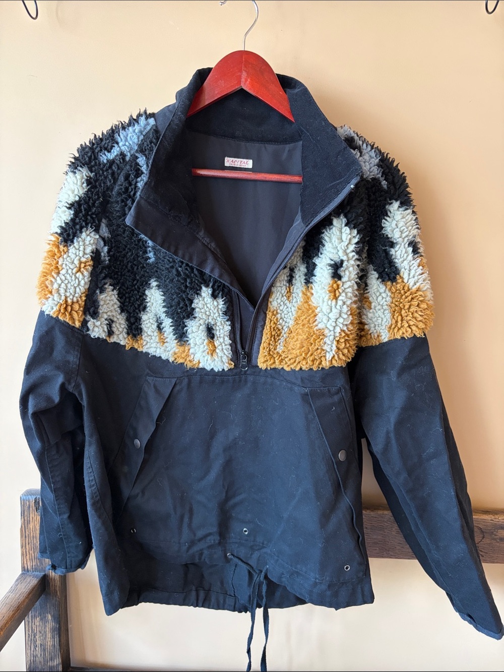 Kapital Black Corduroy Collar Jacket